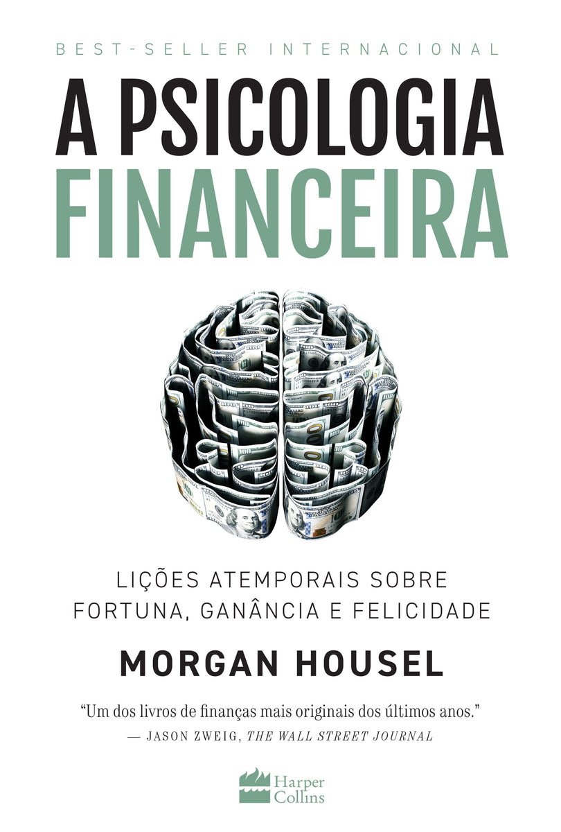 Capa de A psicologia financeira, de Morgan Housel