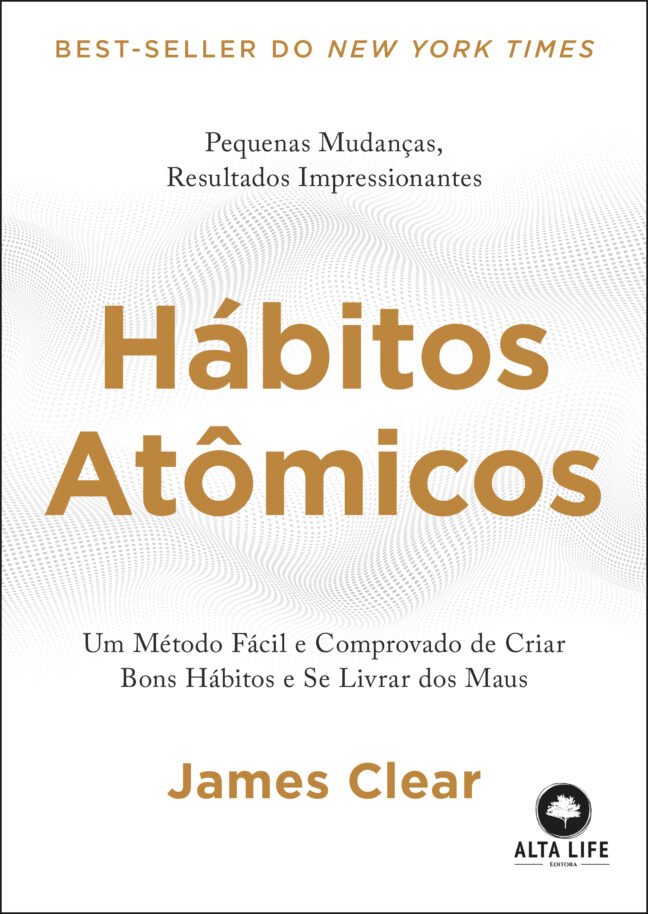 Capa de Hábitos atômicos, de James Clear