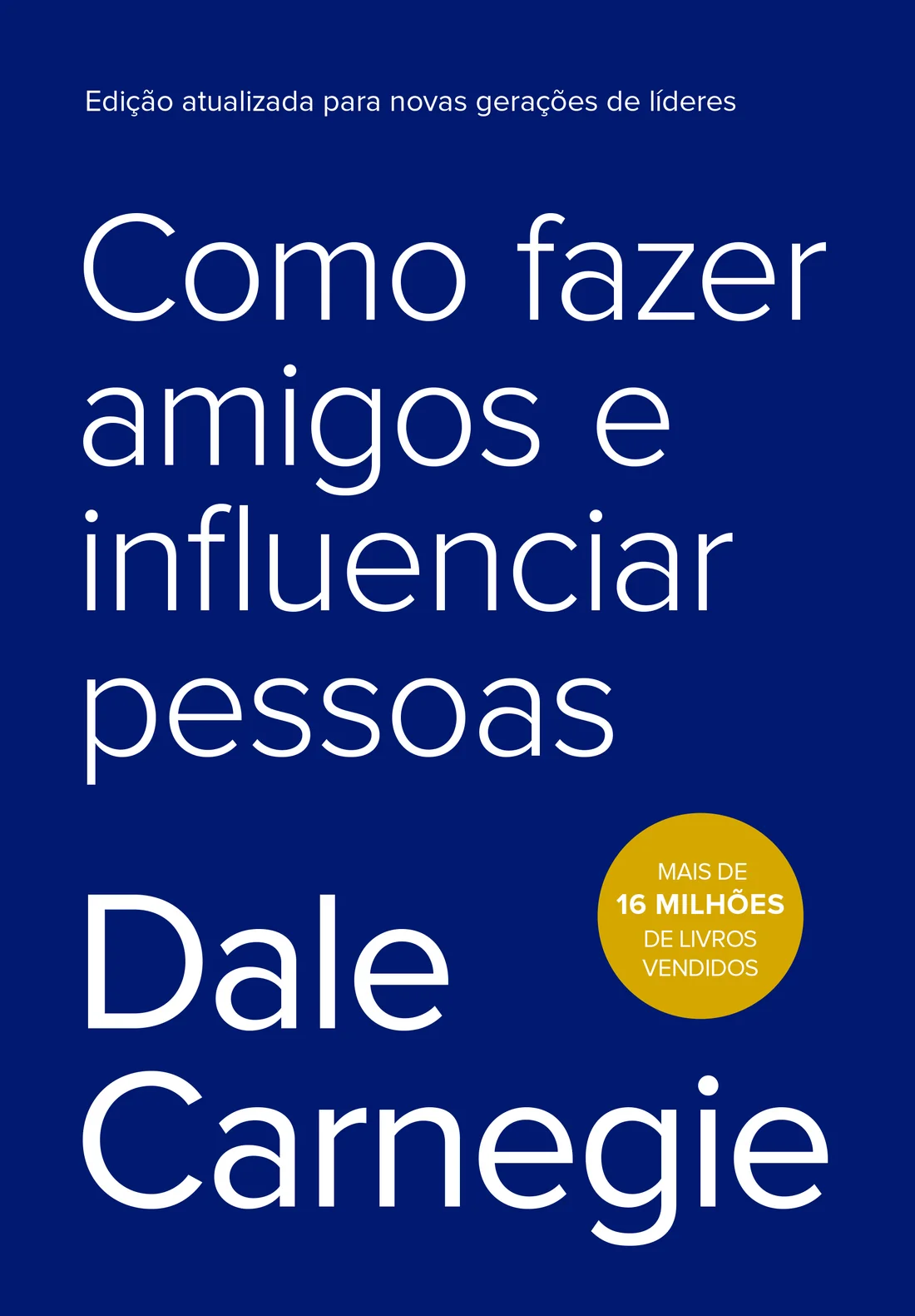 Capa de Como fazer amigos e influenciar pessoas, de Dale Carnegie