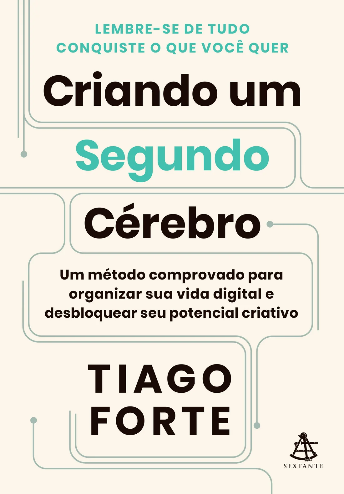 Capa de Criando um Segundo Cérebro, de Tiago Forte