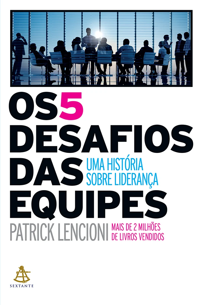 Capa de Os 5 desafios das equipes, de Patrick Lencioni